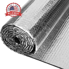Double Reflective Insulation Roll 48 in X 10 FT RV Window Insulation for Summer