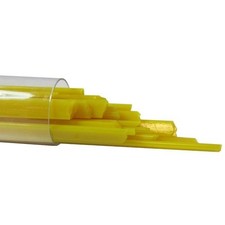 Oceanside Noodles Approx.3/16"W.x17"L. Yellow Transparent 5OZ. Tube 96 COE