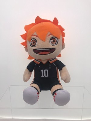 Haikyuu!! Shouyu Hinata Masco No. 10  Anime Plush Doll Sitting Ver 8in New