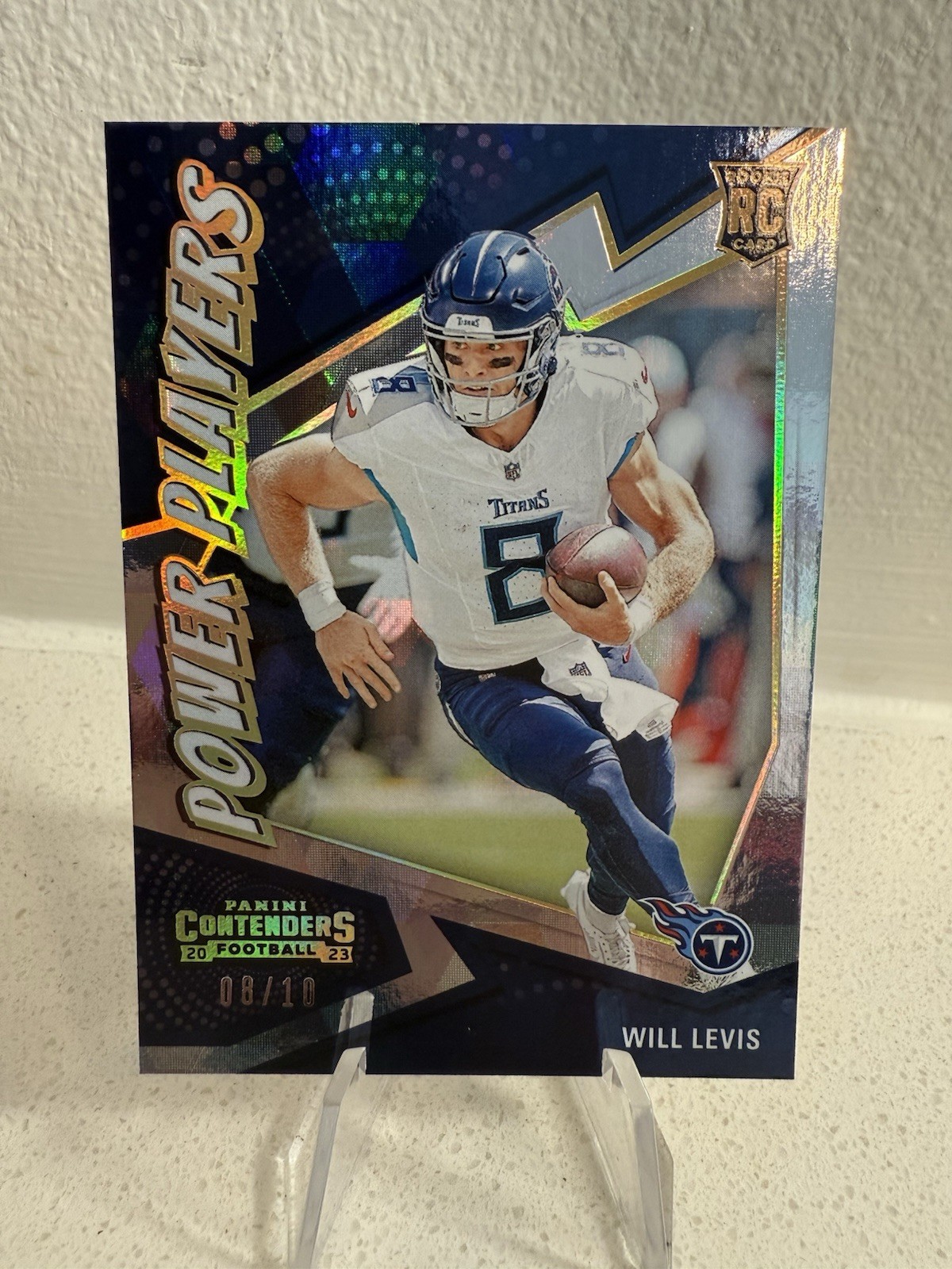 2023 Contenders Power Players Gold Will Levis RC Rookie #8/10 JERSEY # eBay 1/1