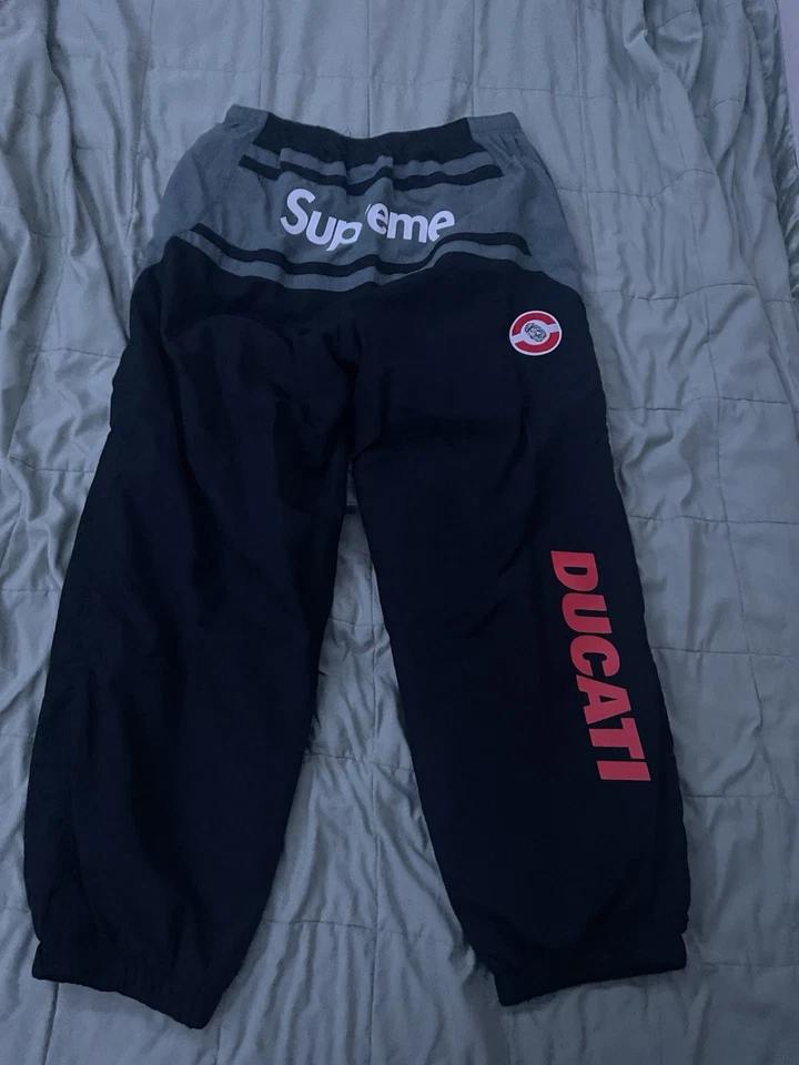 Брюки Supreme Ducati Track черные, размер большой, SS24 - Изображение 4 из 4