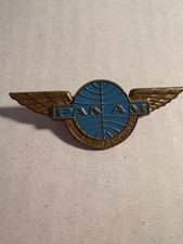 Vintage 1960’s Metal Pan Am Junior Clipper Stewardess Wings Pin