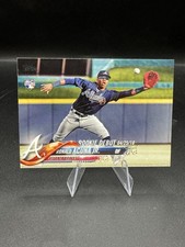 Ronald Acuna Jr 2018 Topps Update Debut Rookie Card RC #US252 Atlanta Braves. rookie card picture