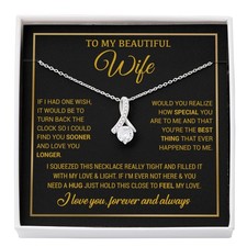 To My Wife Necklace, Christmas Gifts For Women, Anniversary Gift For Wife