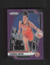 2024 Panini Prizm WNBA #35 Veronica Burton Purple Prizms #/149