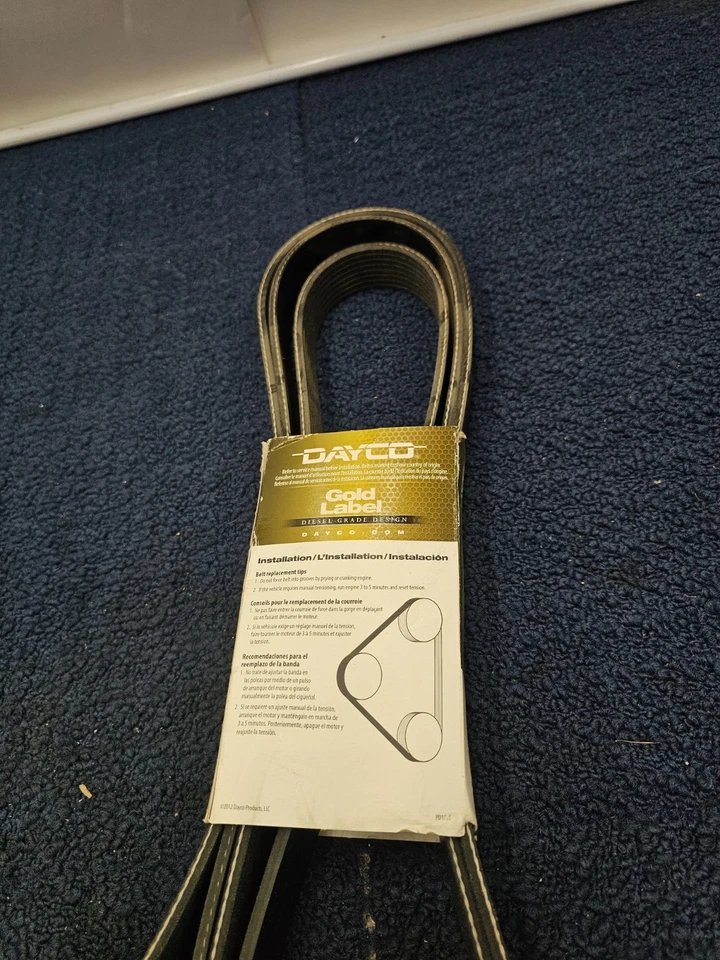 Transmisión principal con correa serpentina Dayco 5081254 para modelos Ford Excursion 03-05 Foto 4 de 4