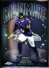 Topps Chrome Roquan Smith Baltimore All-Chrome Refractor ACT-21 Ravens NFL 2025