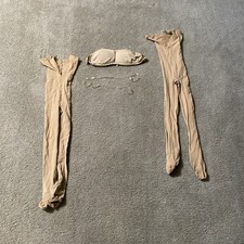 Lot 2 Body Wrapper Adult Convert. Tan Dance Tights 1 Dance Bra S/M No Back Strap