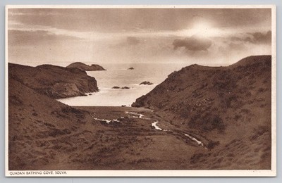Quadan Badebucht Solva Pembrokeshire Wales G H Lloyd Apotheke