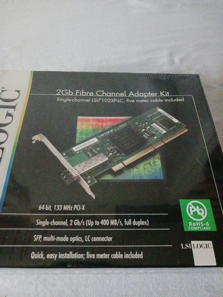 NEW - LSI Logic LSI7102XP-LC-KIT-F 2Gb Fibre Channel Adapter Kit Single Channel  - Image 2 of 4