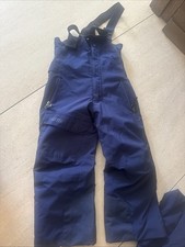 Swiss Tech Kids Youth Snow Ski Bib Pants Navy Blue