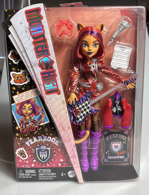 MONSTER HIGH TORALEI FEARBOOK FAVE CLUB MONSTER MUSIC COOL CAT MATTEL TORALEI