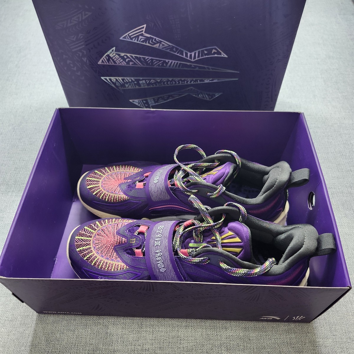 Anta Kai 1 Artist On Court Kyrie Irving 8124B1102S-7 Size 12.5