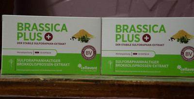 2x Sulforaphan Extrakt | Brokkoliesprossen Extrakt | 2x 30 Kapseln | Cellavent