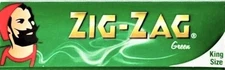 Zig Zag Rolling Papers Green King Size Discounts! USA SHIPPED