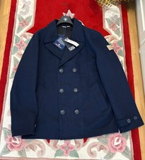 Murphy & Nye Peacot/3 Wollmix Jacket Herren, Marine,  USA L/XL, NEU