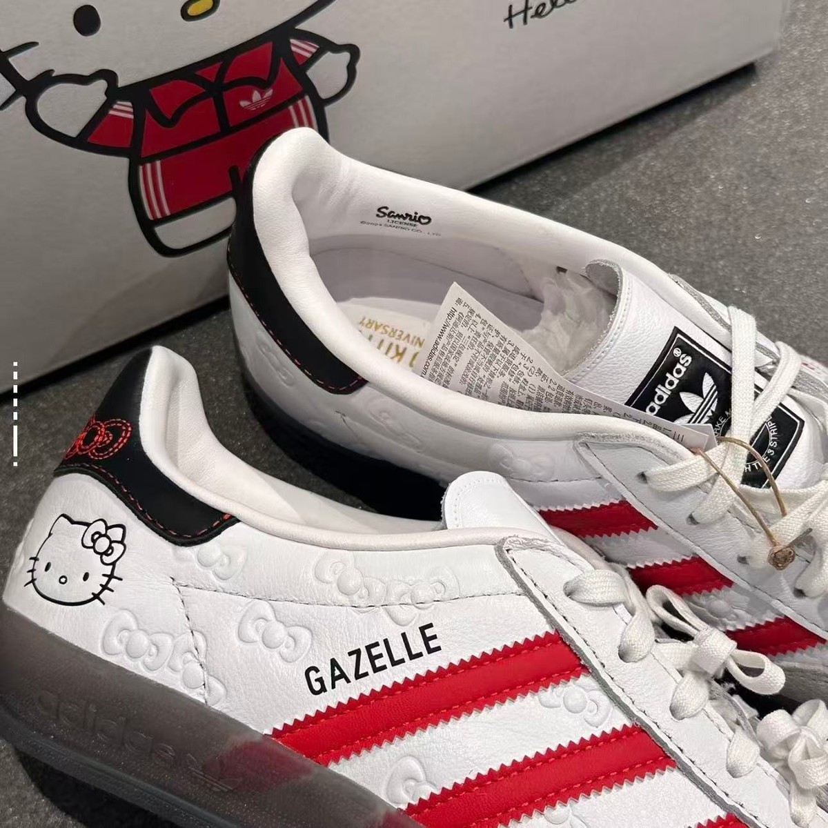 adidas Originals x Hello Kitty Gazelle Indoor W 50th Anniversary