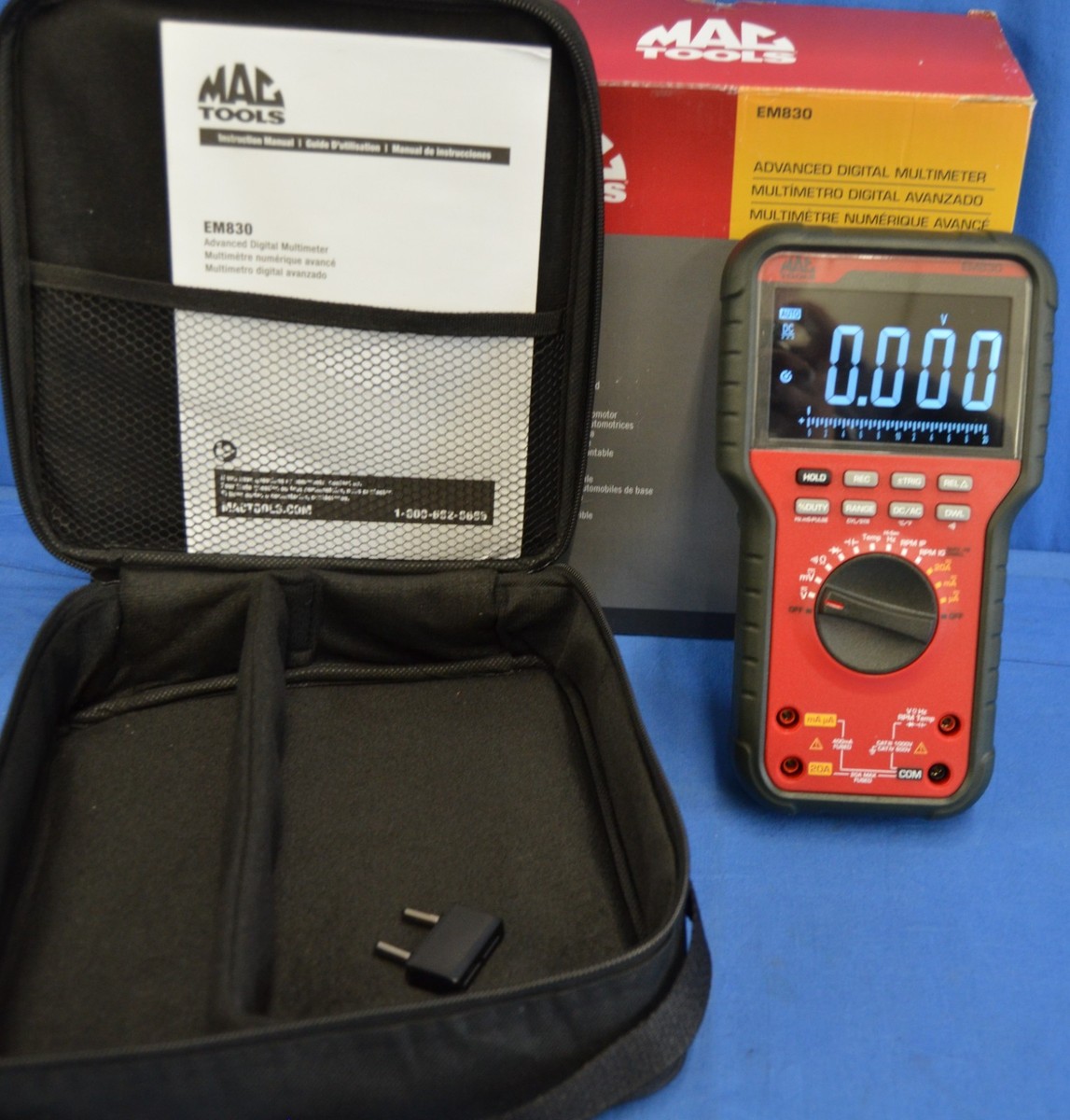 Mac Tools Advanced Digital Multimeter EM830 | eBay