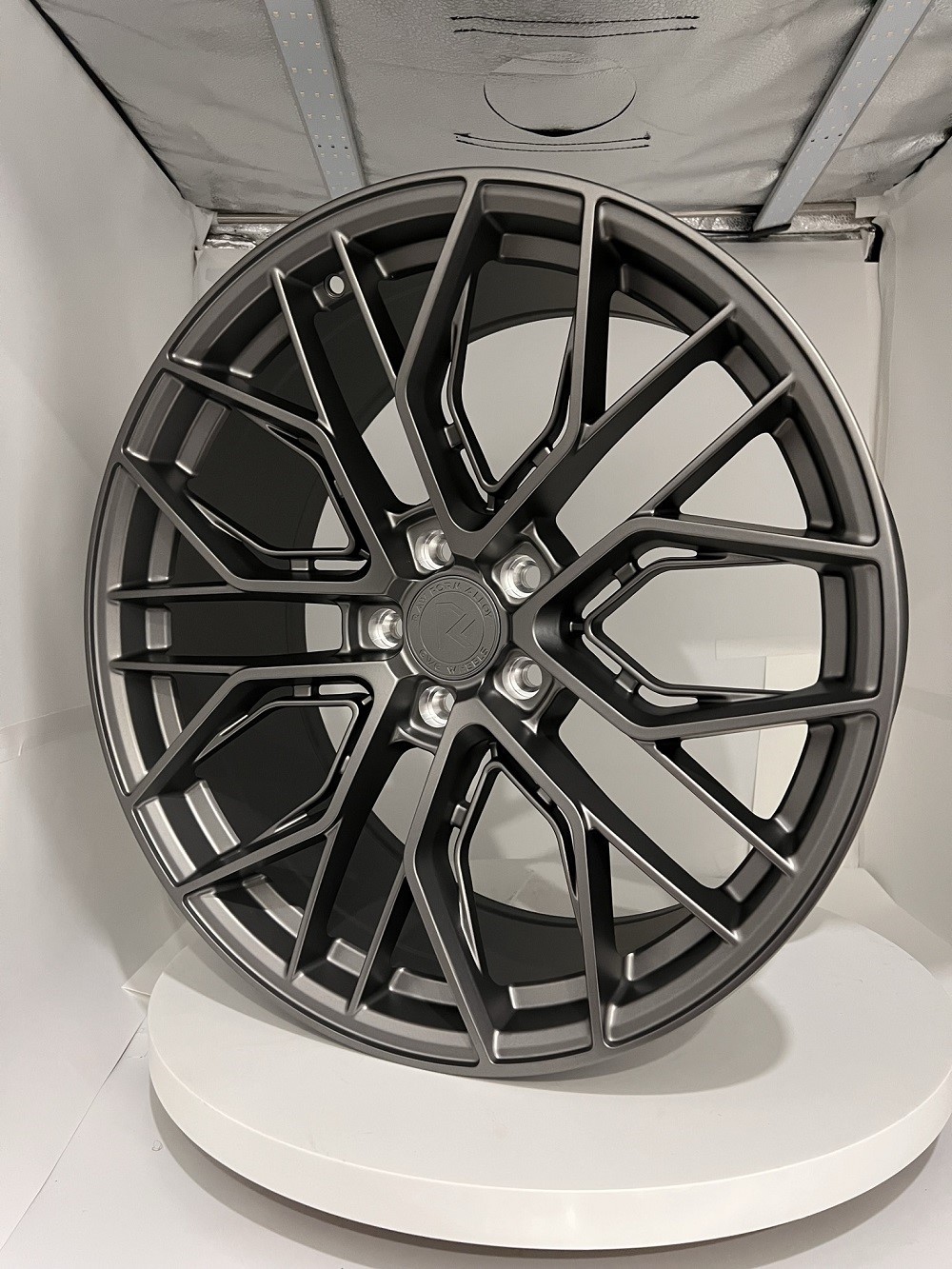 Alfa Romeo 8C Competizione 2007 Front Wheels Set Gunmetal