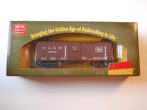Coche de caja Roundhouse HO Delaware Lackawanna and Western 36' 84176 NUEVO | Condition: New