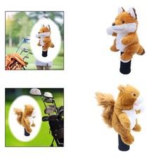 Soft Plush Golf Wood Driver Headcover Head Cover Stuffed Knitted Protector Golf