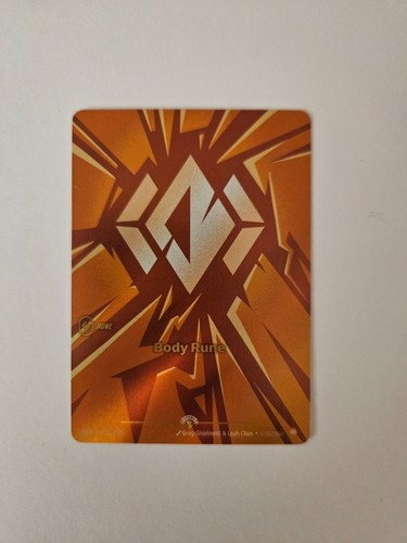 Riftbound Origins Body Rune 126b/298 Promo League Of Legends TCG NM ...