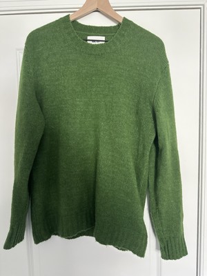 NN. 07 LEE WOOL CREWNECK SWEATER - Green - Size - Medium