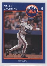 1988 Kahn's New York Mets Wally Backman #6 0f8