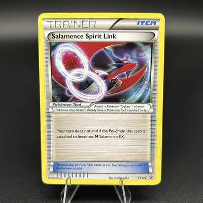Salamence Spirit Link Trainer-Item XY172 Black Star Promo Pokemon Card