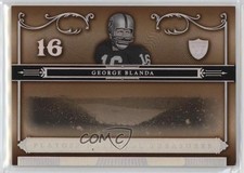 2006 Playoff National Treasures 11/125 George Blanda #84 HOF 0d0u
