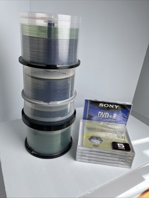 167 DVRs & DVD+R Memorex, TDK, Staples, Verbatim, Great Quality, & Sony READ