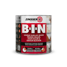 Image of Zinsser B-I-N Primer Sealer Stain Killer Interior Exterior Paint Prep