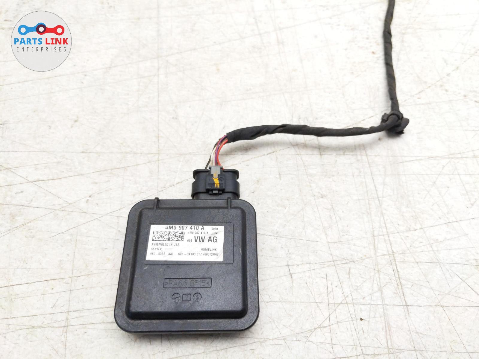 2016-20 BENTLEY BENTAYGA HOMELINK GARAGE OPENER CONTROL MODULE HARNESS PLUG 636