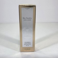 Estee Lauder Re-Nutriv Ultra Radiance Liquid Makeup SPF20 1oz 1C0 Cool Porcelain