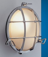 Led AußEnwandleuchte Chrom Aus Messing IP54 Maritim Sirena Schiffs Lampe Antik