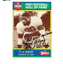 Bill Willis 1990 Swell Football HOF AUTOGRAPH #100
