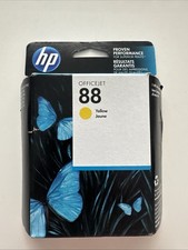 HP 88 Ink-Cartridge Yellow Exp Jun 2017, New Sealed - Free Shipping