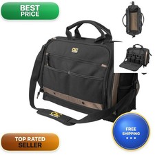 Custom Leathercraft 1539 Multi-Compartment 50 Pocket Tool Bag