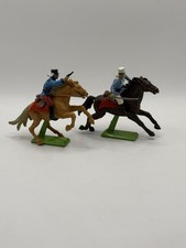 Britains Deetail Lot Of 2 French Foreign Legion Mounted Horseback Soldiers 1970s