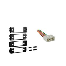 Fits Hyundai Accent 2002-2005 Metra Single DIN Dash Kit w/ Harmony Radio Harness