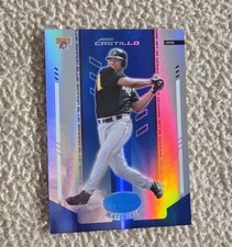 Jose Castillo 2004 Leaf Certified Mirror Blue #36/50