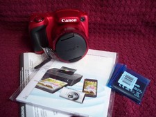 NEW Canon PowerShot SX400IS 16.0 MP Digital Camera, Red (Kit w/ 4.3-129 mm Lens)