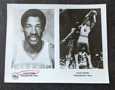 Julius Erving "Dr J" - Philadelphia 76ers - original photo