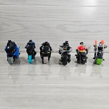 Imaginext DC Super Friends Figure and Cycle Lot of 12 Batman Robin Bane