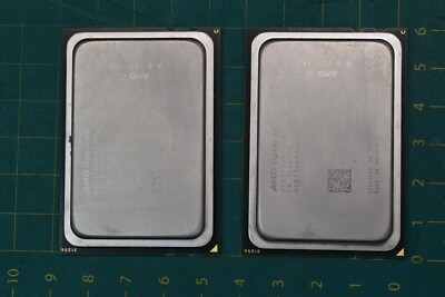 LOT OF 2 AMD Opteron OS6378WKTGGHK 6378 2.40GHZ 16-Core  CPU gold scrap recovery