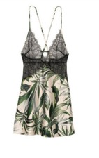 NEW VICTORIA SECRET Lace Plunge Slip Champagne Tropical - 70 Small