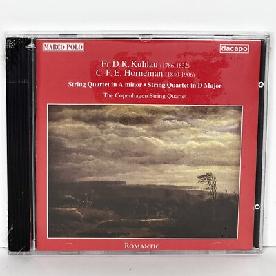 Sealed Fr. D. R. Kuhlau C.F.E. Horneman String Quartet in A Minor D Major CD