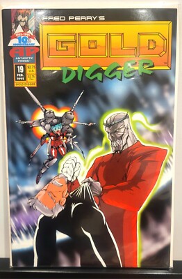 Gold Digger #19 RARE LOW PRINT HTF [NM] 1995 Antarctic Press Comic 