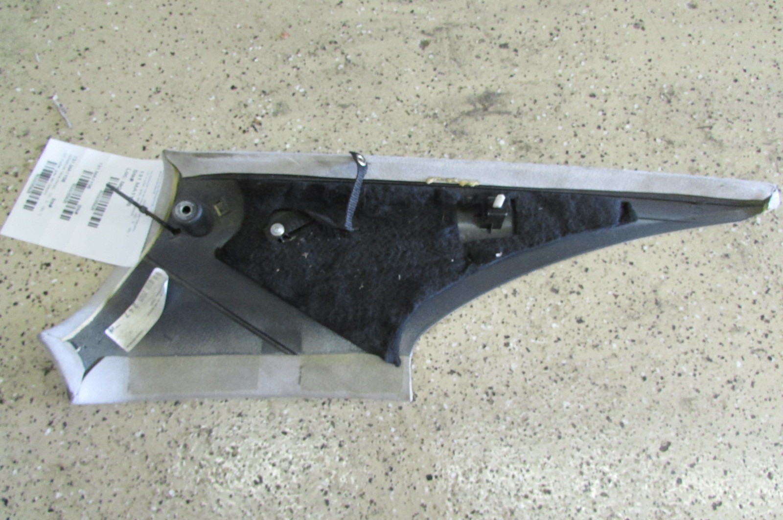 Maserati Quattroporte, LH, Left, C-Pillar Trim Panel, Grey, Used, P/N 981358003