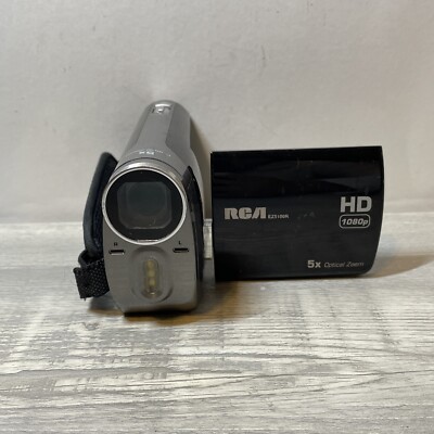RCA EZ5100R CAMCORDER 5x Optical Zoom TESTED AND WORKS (A329)